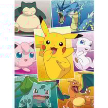 Puzzle pokemon pikachu dracaufeu bulbizarre mew leviator ronflex rondoudou - 250 pièces - nathan 868827
