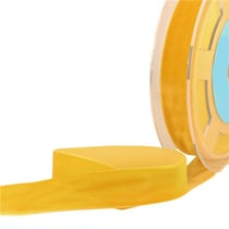 Bobine 10m Velours haute densité moutarde