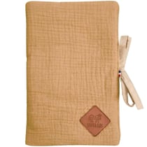 Protège carnet de santé en gaze de coton, Jeanne