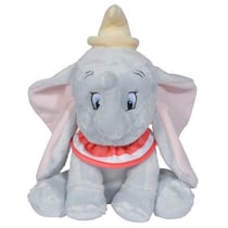 Peluche disney éléphant gris dumbo 39 cm - doudou enfant nicotoy