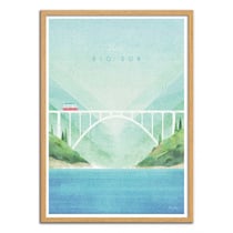 Affiche 50x70 cm - Visit Big Sur - Henry Rivers