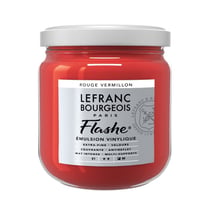 Peinture vinylique - Flashe - Rouge vermillon - 393 - Lefranc Bourgeois - 400ml