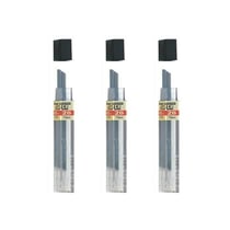 Mine de rechange Pentel Hi-Polymer Super - 0,5 mm - 2B - Lot de 3 étuis de 12 mines
