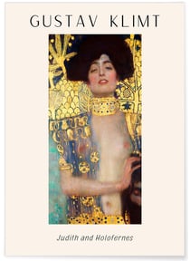 Affiche Gustav Klimt « Judith and Holofernes» | A3 : 29,7x42cm
