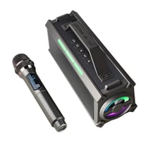 Enceinte Bluetooth Puissante Portable Karaoke Sans Fil Batterie Longue Durée YONIS