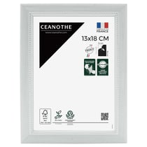 Cadre photo Perle gris clair 13x18 cm