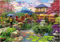 Puzzle jardin japonais et la montagne 1500 pieces - collection paysage du japon - educa - 19937