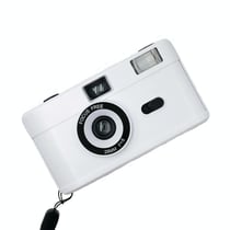 Appareil Photo Enfant Réutilisable Avec Flash Intégré Et Objectif 28mm Blanc YONIS