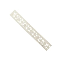 MégaCréa DIY - Ruban dentelle en coton écru fleur 1,8 cm x 2 m