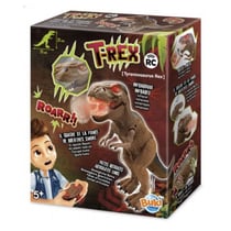 Figurine d'action - BUKI - 37293 - Tyrannosaure télécommandé 31 cm - Pattes articulées - Crache de la fumée