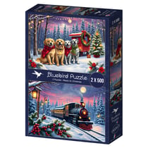 Puzzle 500 pièces - 2 Puzzles - Christmas is Coming - Bluebird Puzzle
