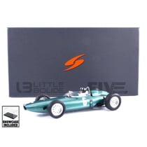 Voiture Miniature - SPARK - BRM P57 - Échelle 1/18 - Vainqueur GP Monaco 1963 - Verte