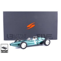 Voiture Miniature - SPARK - BRM P57 - Échelle 1/18 - Vainqueur GP Monaco 1963 - Verte