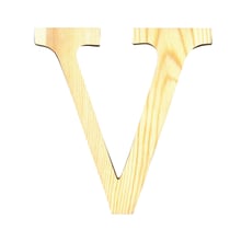 Lettre V - 19 cm - bois - Artemio