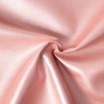 Tissu Simili cuir d'habillement métallisé souple uni Rose poudré