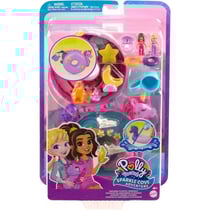 Coffret bouee licorne polly pocket - mattel - hkv34 - mini univers poupee