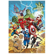 Puzzle avengers : l'attaque des super heros marvel 300 pieces - supercolor - clementoni - 21728