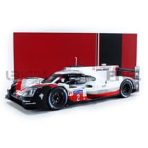 Voiture Miniature de Collection - IXO - PORSCHE 919 Hybrid - Échelle 1/18 - Vainqueur Le Mans 2017 - Noir/Blanc/Rouge
