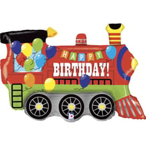 Ballon Géant Train Happy Birthday