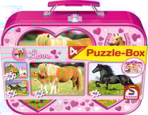 Puzzle 26 pièces - 4 Puzzles : Chevaux - Schmidt Spiele
