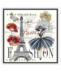 Tissu carré Jacquard 48x48 Paris
