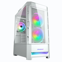 Boitier PC Gaming - Cougar Gaming - BOITIER DUOFACE RGB WHITE + 2 PANNEAUX