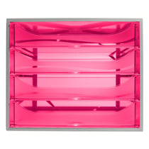 Module de classement Ecobox Linicolor 4 tiroirs - Framboise - Exacompta