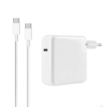 Chargeur Secteur Puissance 87W Compact avec Câble USB-C 2m LinQ blanc