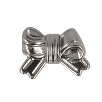 Lot de 6 boutons mini noeud 15mm gris foncé