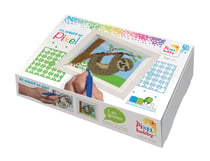 PIXEL Kit créatif tableau avec cadre 14x17cm - Paresseux