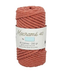 Bobine de fil Macrame Cord 65 - Trimits Rouge