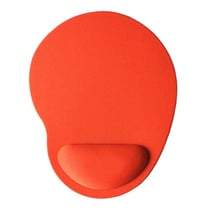 Tapis de Souris Ergonomique Repose Poignet Ultra Fin Confort Optimal Orange YONIS