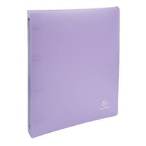 Classeur - A4 + - Polypro - 4 anneaux - Mauve - Chromaline - Exacompta