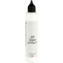 Stylo effet neige mat 3D - 100 ml