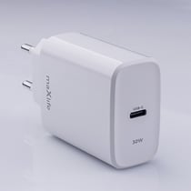 Maxlife Chargeur Secteur USB-C 30W PD QC Ultra Rapide Blanc