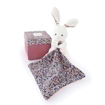 Doudou Pantin Lapin rose