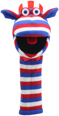Marionnette à main Eco Sockettes Sammy - Puppet Company - 38 x 14 x 13 cm