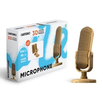 Cartonic® Sculpture-Puzzle 3D carton - Microphone