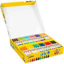 Lot de 144 feutres de coloriage pointe ogive 3 mm - EDDING - Assortiment 12 couleurs