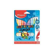 Feutres de coloriage pointe moyenne - Maped - Multicolore - COLOR'PEPS Jungle