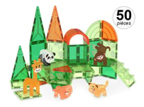 Jeu de construction magnétique - 50 pièces - À partir de 3 ans - Matériaux ultra résistants - 1001Jouets