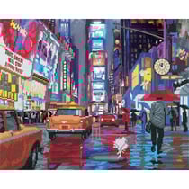 Kit tableau broderie diamant 40x50cm New-York