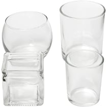 Photophores, H : 5,3-8,4 cm, d 4,5-7,3 cm, Le contenu peut varier , 72 pièces/ 1 Pq.