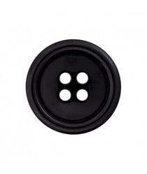 Carte de 2 boutons dégradés costume polyester 4 trous 25mm - Prym Noir