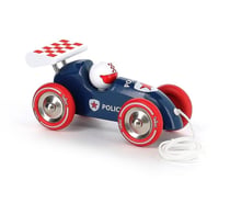 Voiture de course à traîner Police - Vilac