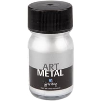 Peinture acrylique métallisée - Argent - 30 ml