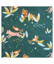 Tissu coton enfant jungle de 150 cm de largeur koffincypres vendu par 50 cm