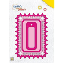 Matrices de découpe multi-cadres Nellie's Choice - Étoile de Noël Rectangle - 13,3 x 9,5 cm