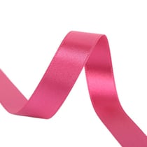 Bobine 40m ruban satin double face fabriqué en France fuchsia