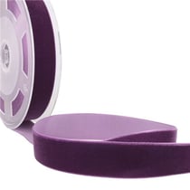 Bobine 10m Velours haute densité prune